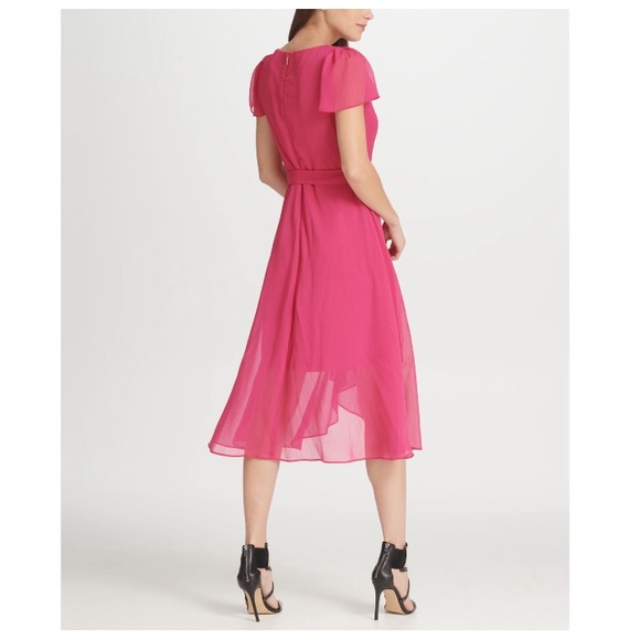 DKNY Flutter Sleeve Dress - Picture 6 of 6